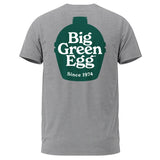 Big Green Egg Men's Gray T-Shirt - BGE Logo