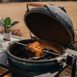 Rotisserie on open grill