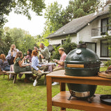 Large Big Green Egg in Acacia Table Package