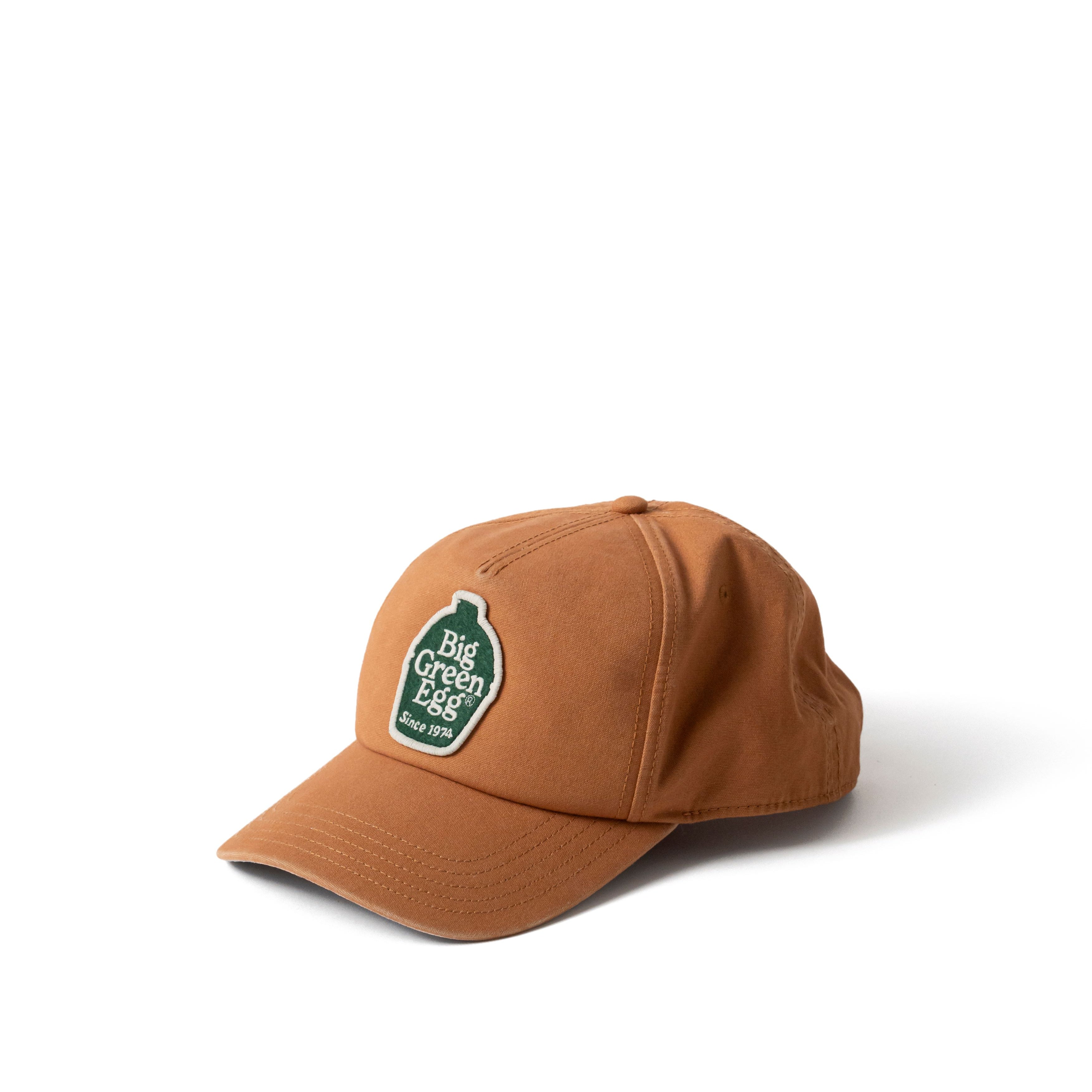 brown baseball cap