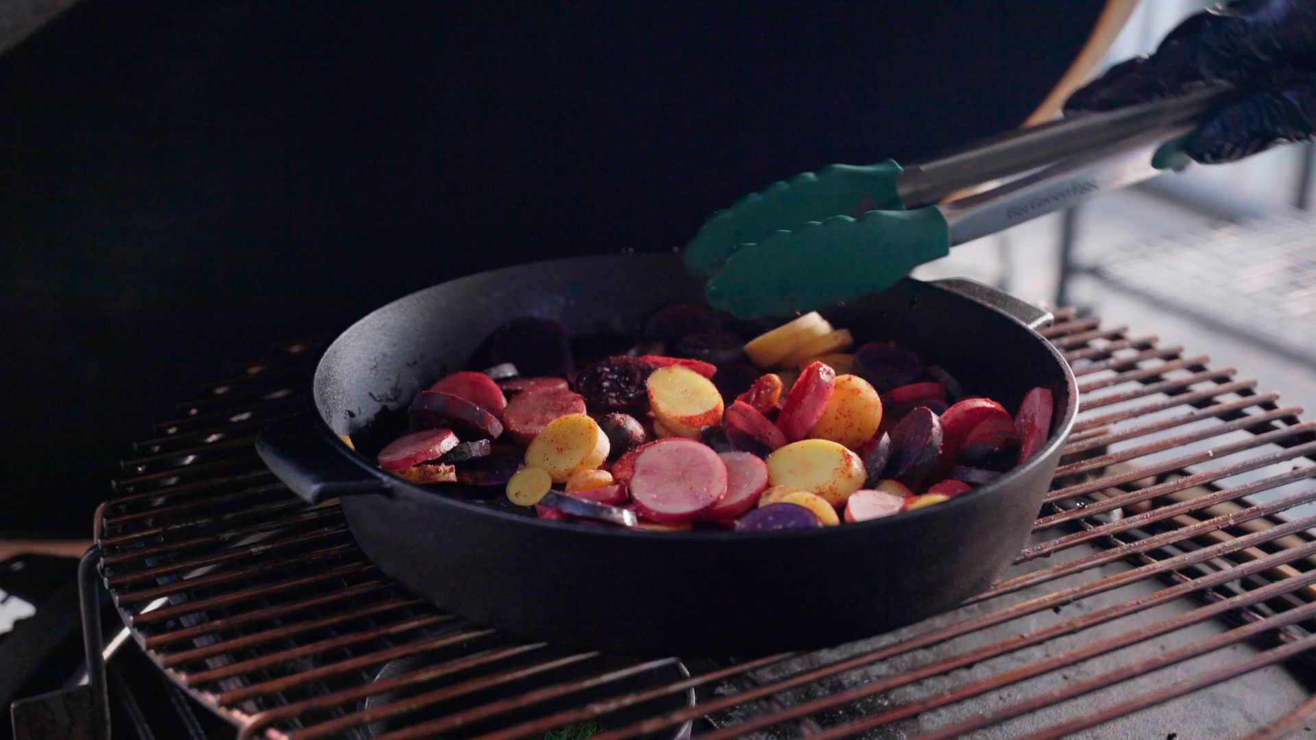 Grilled Fingerling Potatoes