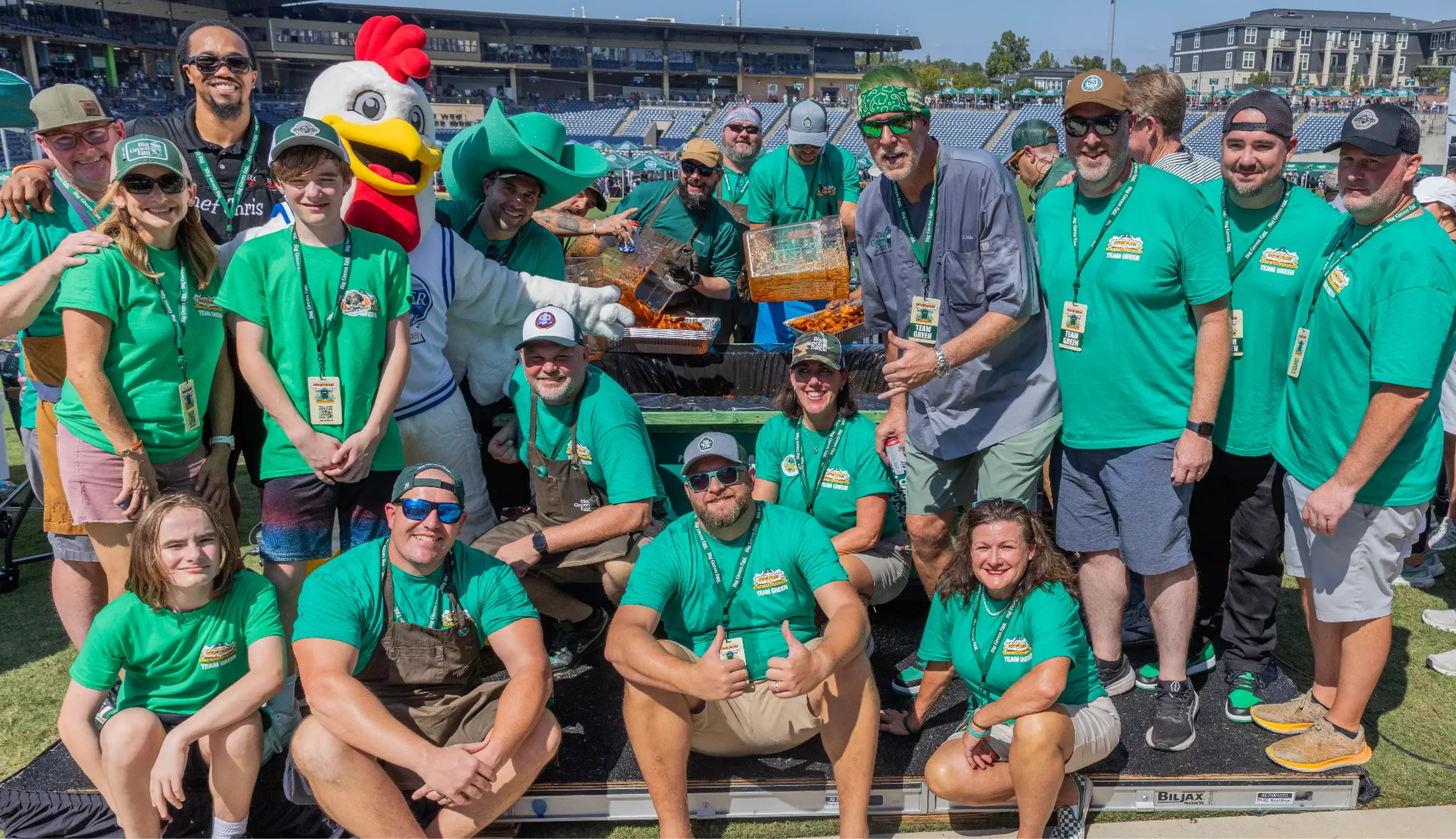 Team Green Group Photo